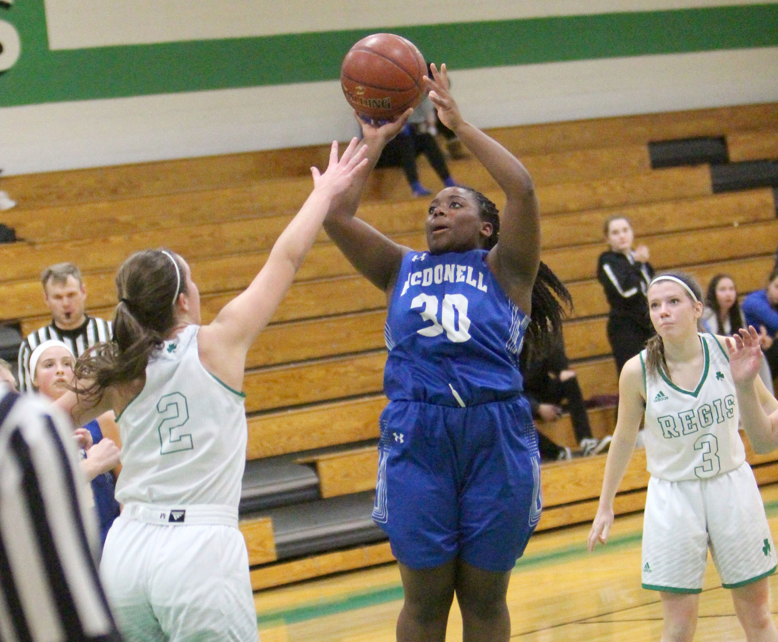 McDonell girls basketball at Eau Claire Regis 1-9-20